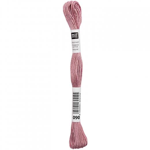 Rico Design Stickgarn (Sticktwist) - Farbe 90 brombeer