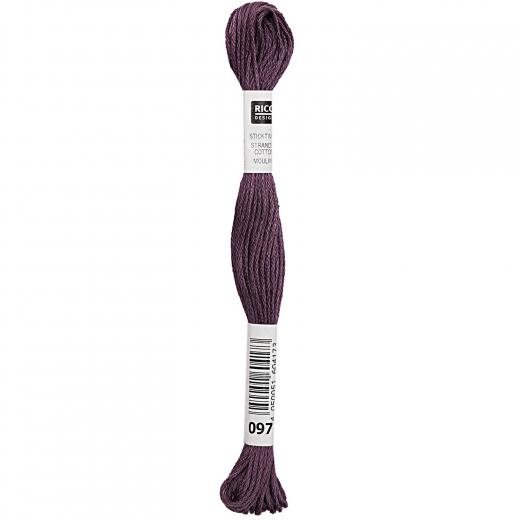 Rico Design Stickgarn (Sticktwist) - Farbe 97 aubergine