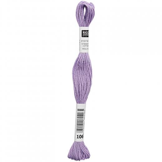 Rico Design Stickgarn (Sticktwist) - Farbe 106 helllila