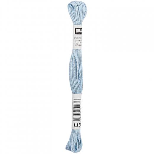 Rico Design Stickgarn (Sticktwist) - Farbe 113 hellblau