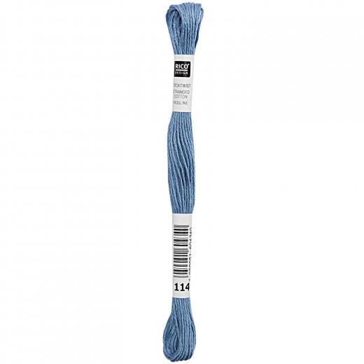 Rico Design Stickgarn (Sticktwist) - Farbe 114 hellblau