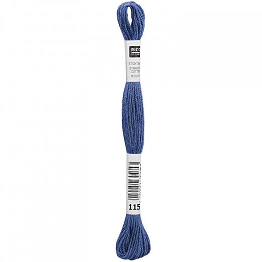 Rico Design Stickgarn (Sticktwist) - Farbe 115 hellblau