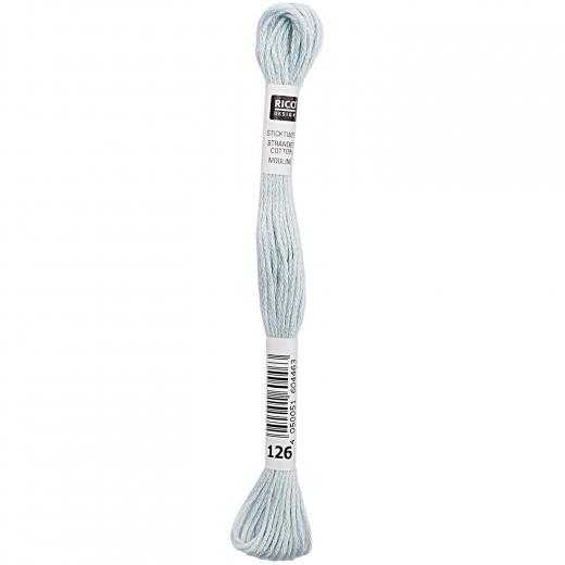 Rico Design Stickgarn (Sticktwist) - Farbe 126 eisblau