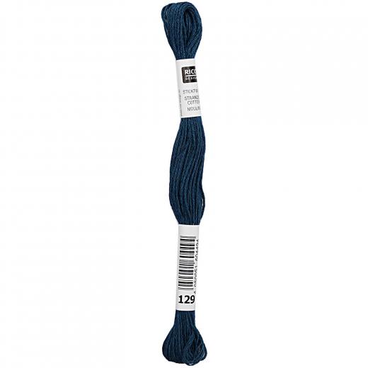 Rico Design Stickgarn (Sticktwist) - Farbe 129 eisblau