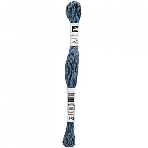 Rico Design Stickgarn (Sticktwist) - Farbe 131 rauchblau