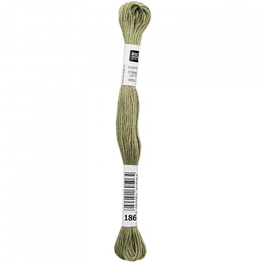 Rico Design Stickgarn (Sticktwist) - Farbe 186 khaki