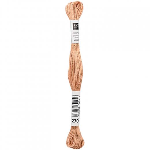 Rico Design Stickgarn (Sticktwist) - Farbe 270 karamell