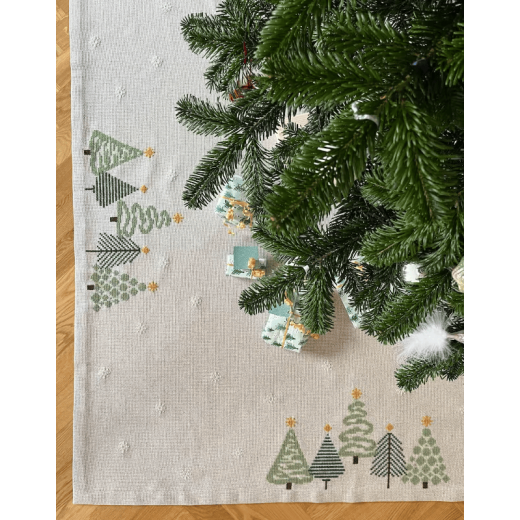 Pomp Stitch - Weihnachtsbaumdecke (Stickpackung)