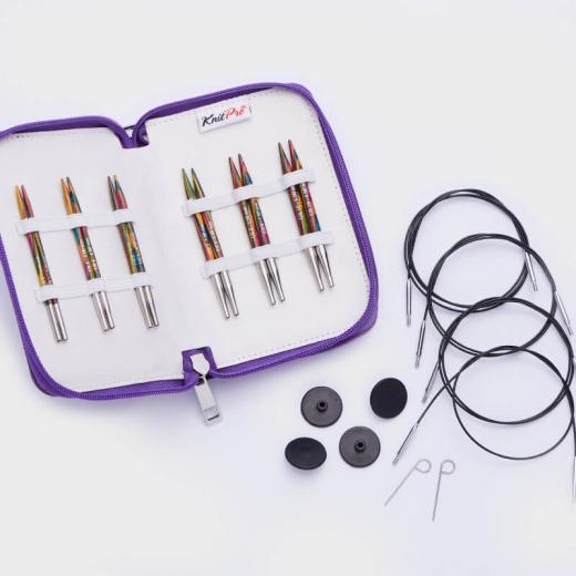 KnitPro Nadelspitzen-Set Symfonie Deluxe 87 mm - 3,50 - 6,00 mm