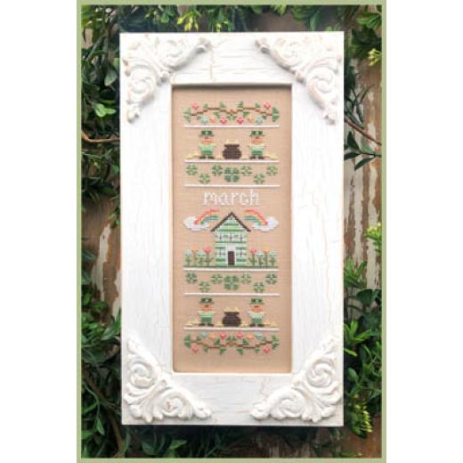 Country Cottage Needleworks - Sampler Of The Month March