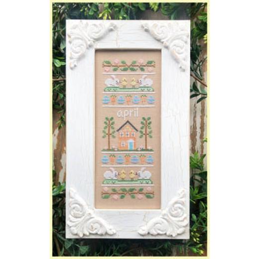 Country Cottage Needleworks - Sampler Of The Month April