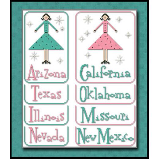 Little House Needleworks - Route 66 The States