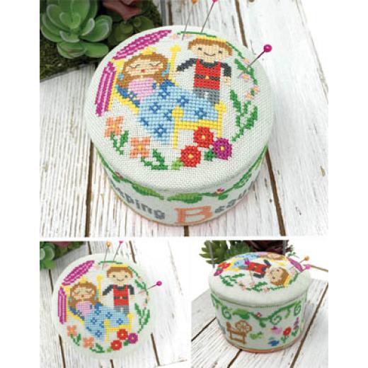 Tiny Modernist - Fairy Tale Pin Cushions Sleeping Beauty (Stickvorlage)