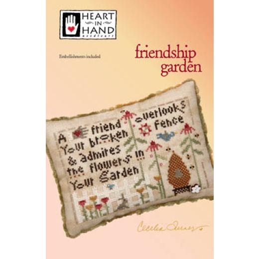 Heart In Hand Needleart - Friendship Garden (w/emb)
