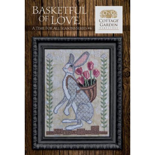 Cottage Garden Samplings - Time For All Seasons 4 - Basketful Of Love