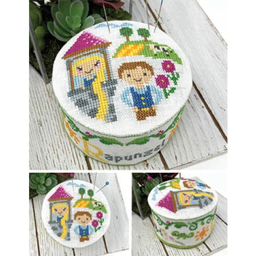 Tiny Modernist - Fairy Tale Pin Cushions Rapunzel (Stickvorlage)