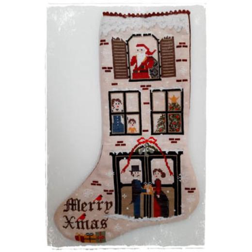 Fairy Wool In The Wood - Vintage Christmas Stocking