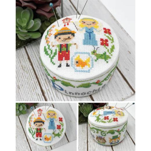 Tiny Modernist - Fairy Tale Pin Cushions Pinocchio (Stickvorlage)