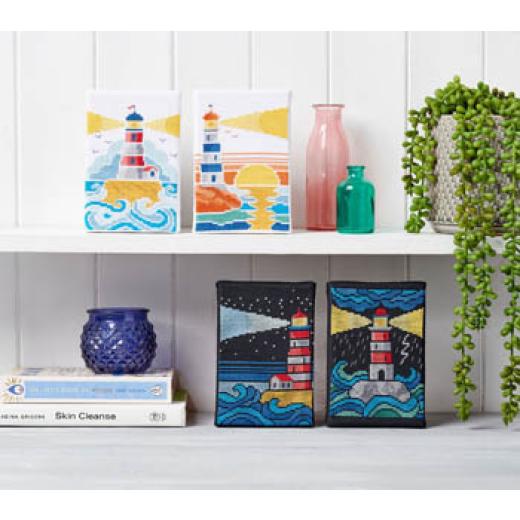 Tiny Modernist - Seashore Lighthouses (Stickvorlage)