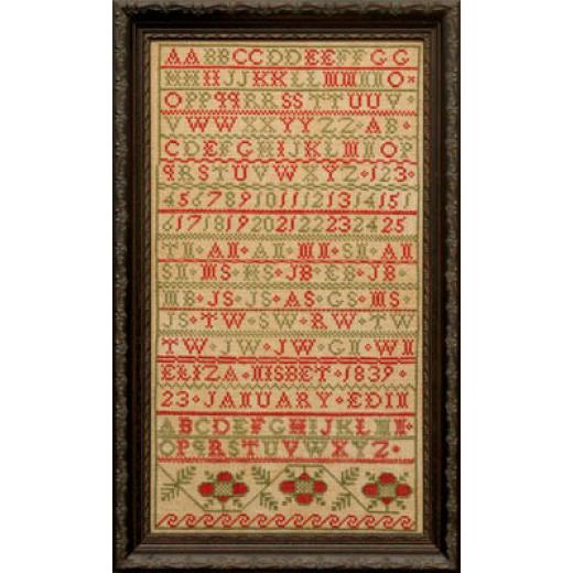 Hands Across The Sea Samplers - Eliza Nisbet 1839