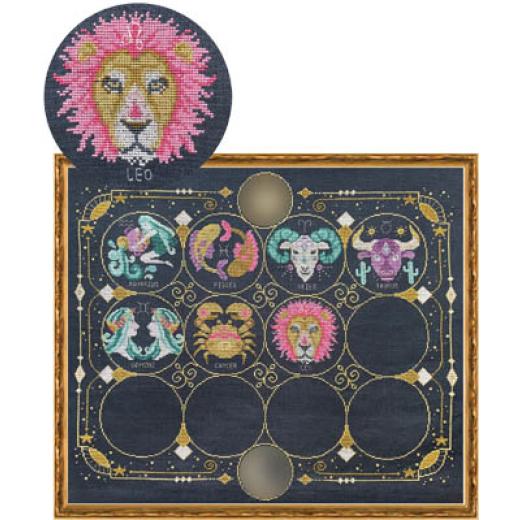 Tiny Modernist - Zodiac Signs 7 (Stickvorlage)