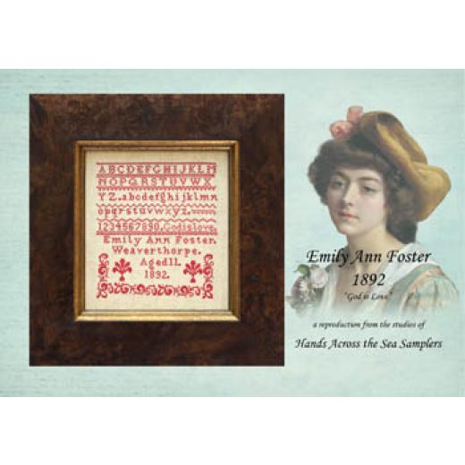 Hands Across The Sea Samplers - Emily Ann Foster 1892