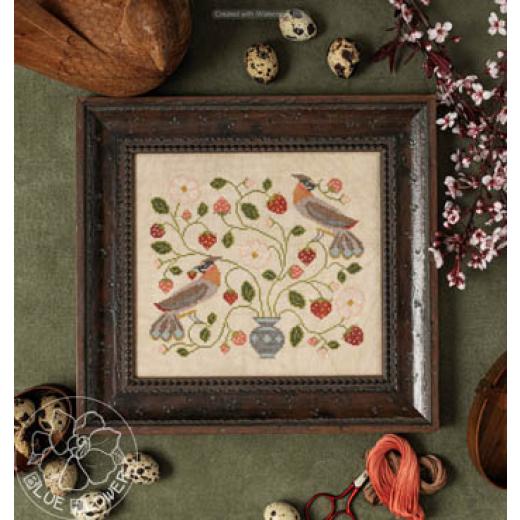 The Blue Flower - Strawberry Bird