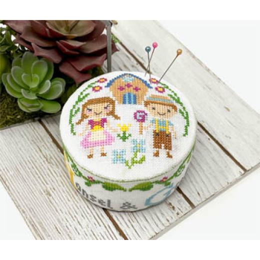 Tiny Modernist - Fairy Tale Pin Cushions Hansel & Gretel (Stickvorlage)