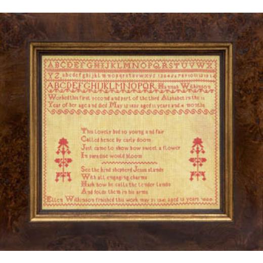 Hands Across The Sea Samplers - Hannah & Ellen Wilkinson 1835-1841