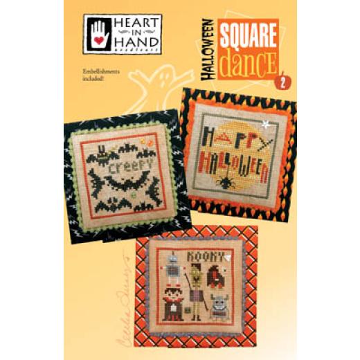 Heart In Hand Needleart - Halloween Square Dance 2 (w/emb)