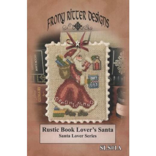 Frony Ritter Designs - Rustic Book Lovers Santa
