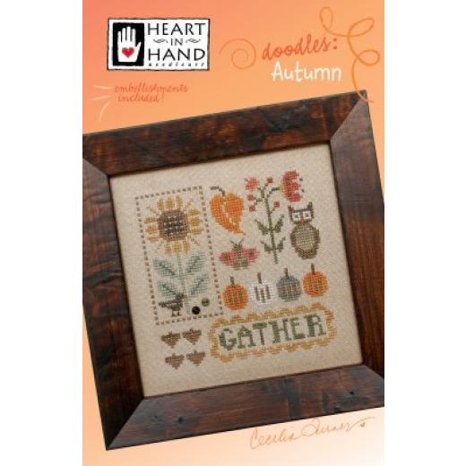 Heart In Hand Needleart - Doodles - Autumn (w/emb)