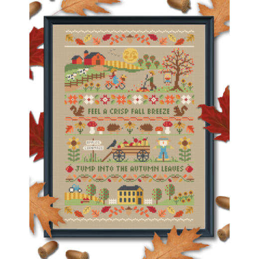 Tiny Modernist - Autumn Band Sampler (Stickvorlage)