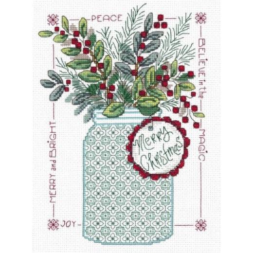 Imaginating - Merry Christmas Mason Jar