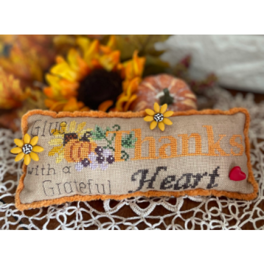 Mani Di Donna - Grateful Heart Pillow