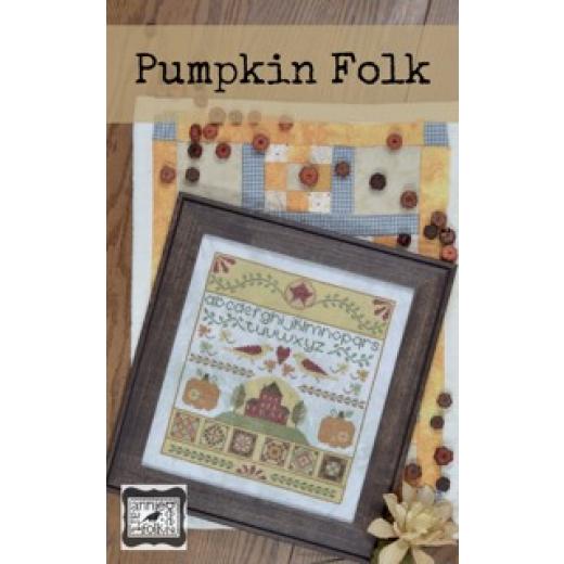 Annie Beez Folk Art - Pumpkin Folk
