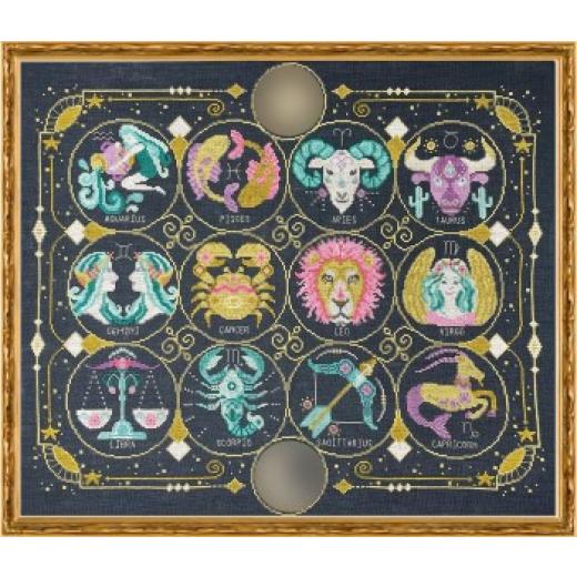 Tiny Modernist - Zodiac Signs 12 (Stickvorlage)