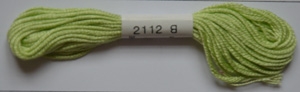 Soie dAlger Seidenstickgarn - Farbe 2112 gelbgrün