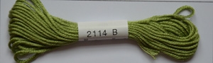 Soie dAlger Seidenstickgarn - Farbe 2114 gelbgrün