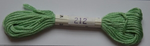 Soie dAlger Seidenstickgarn - Farbe 212 warmes grün