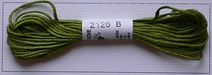 Soie dAlger Seidenstickgarn - Farbe 2125 gelbgrün extra