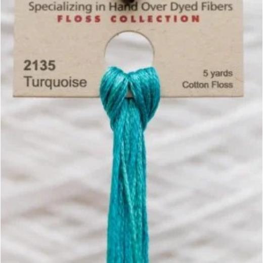 Turqouise - Weeks Dye Works Hand Dyed Floss