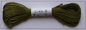 Soie dAlger Seidenstickgarn - Farbe 2145 warmes gelbgrün