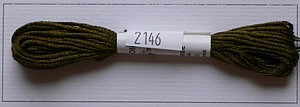 Soie dAlger Seidenstickgarn - Farbe 2146 warmes gelbgrün