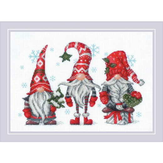 Riolis - Stickbild Gnomes