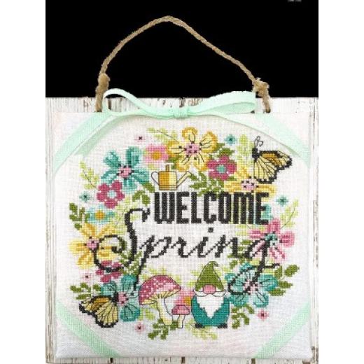 Tiny Modernist - Spring Wreath (Stickvorlage)