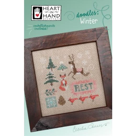 Heart In Hand Needleart - Doodles - Winter (w/emb)