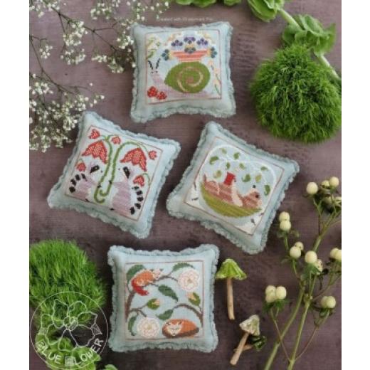 The Blue Flower - Spring Forest Scrapbook 2