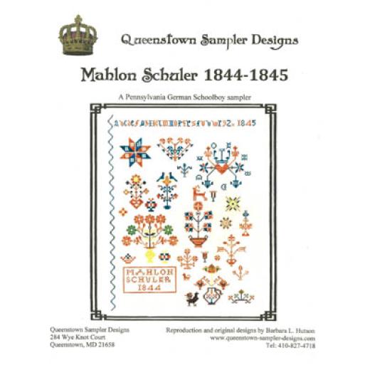 Queenstown Sampler Designs - Mahlon Shuler 1844-1845