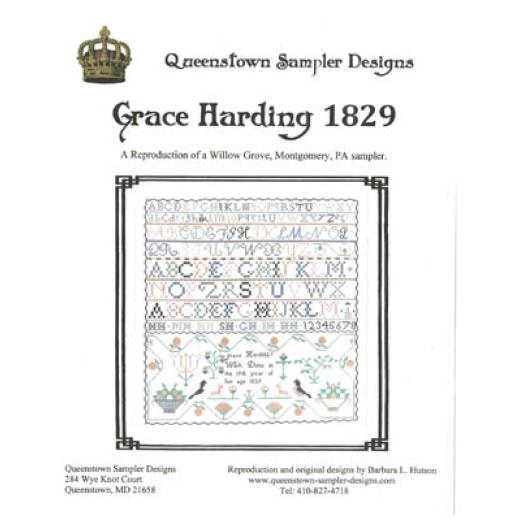 Queenstown Sampler Designs - Grace Harding 1829